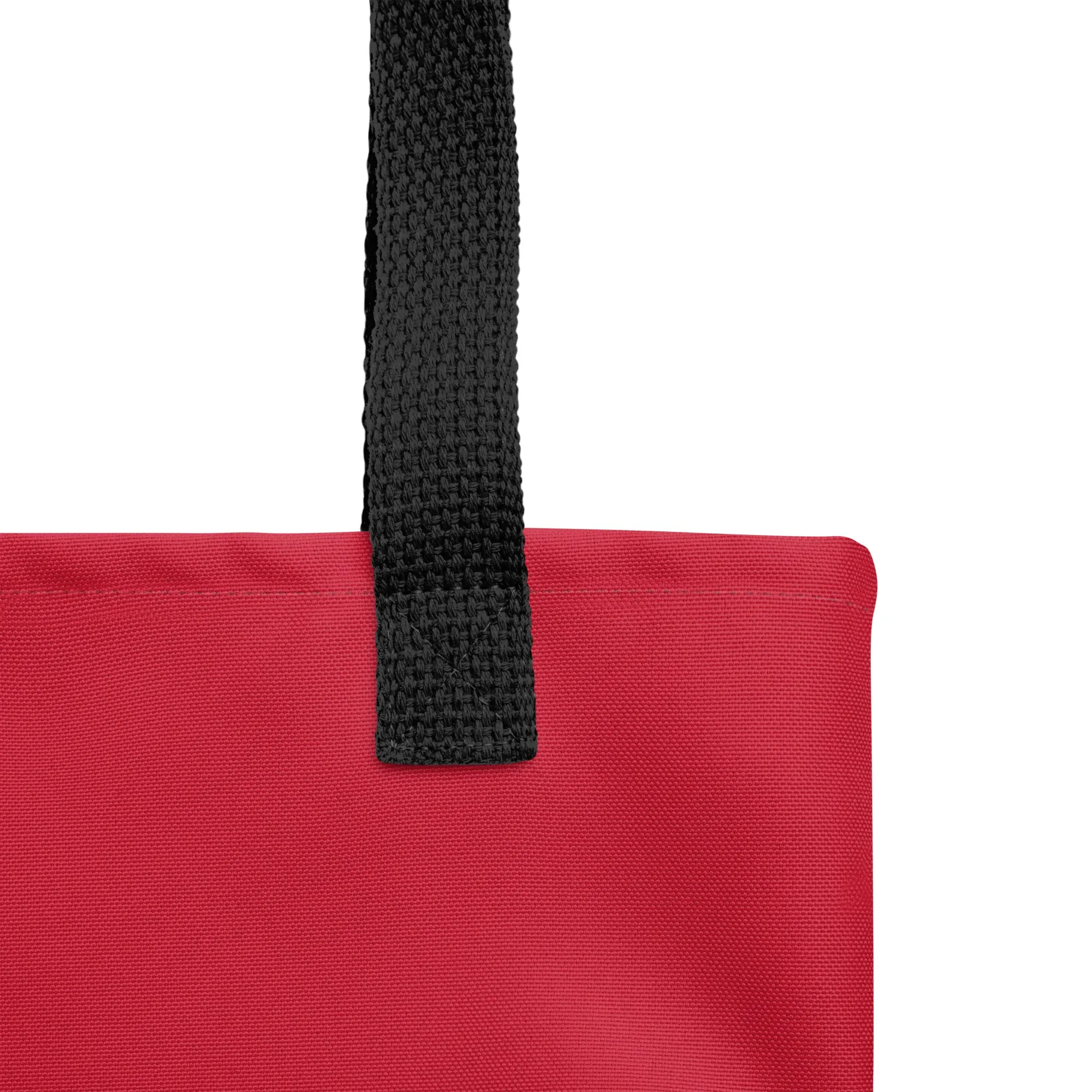 BLESSED BY XCLUSIF POETIX RED & WHITE Tote bag