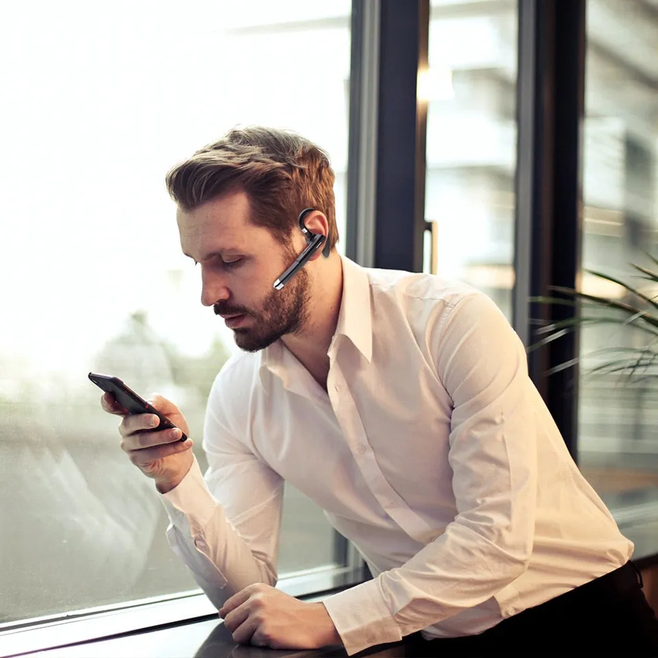 Bluetooth Business Headphones With Extended Microphone