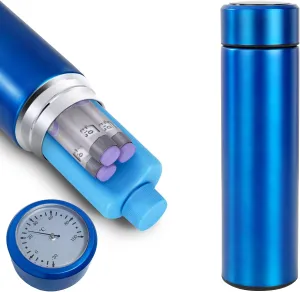 Bogush 60H Insulin Pens Cooler Travel Case Temp Display Medication Cooler for Travel TSA Approved Medicine Cooler Medical Diabetic Travel Cooler Bag Epipen Carry Case,Blue