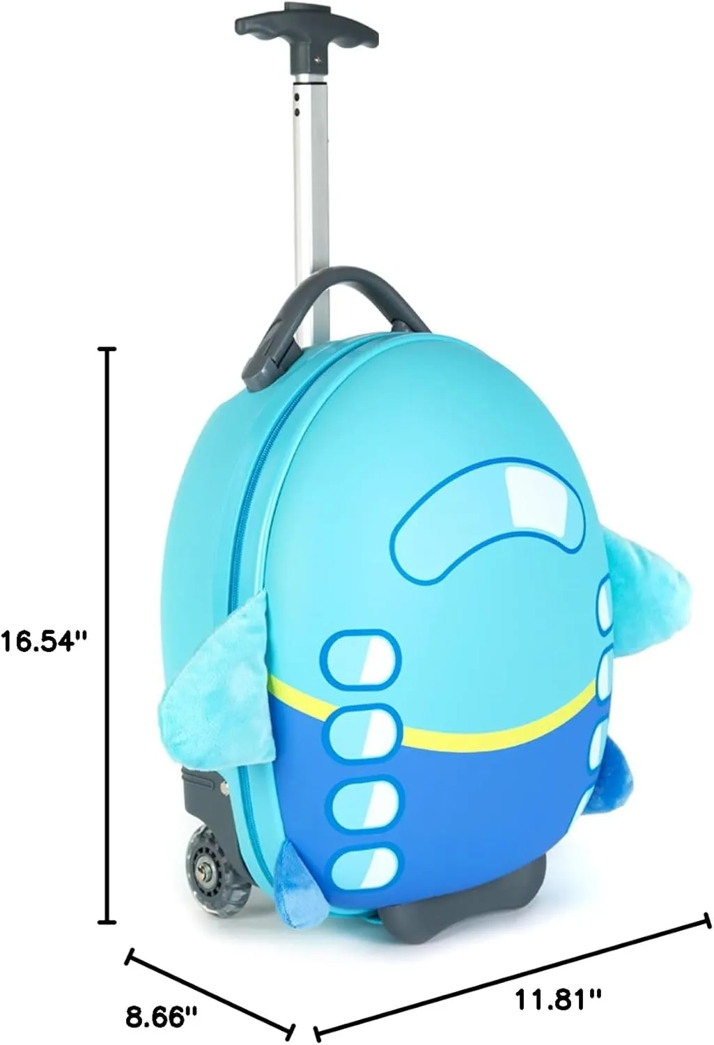 boppi Tiny Trekker Kids Luggage Travel Suitcase Carry On Cabin Bag Holiday Pull Along Trolley Lighweight Wheeled Holdall 17 Litre Hand Case American Airlines Underseat Compliant American Airlines Underseat Compliant