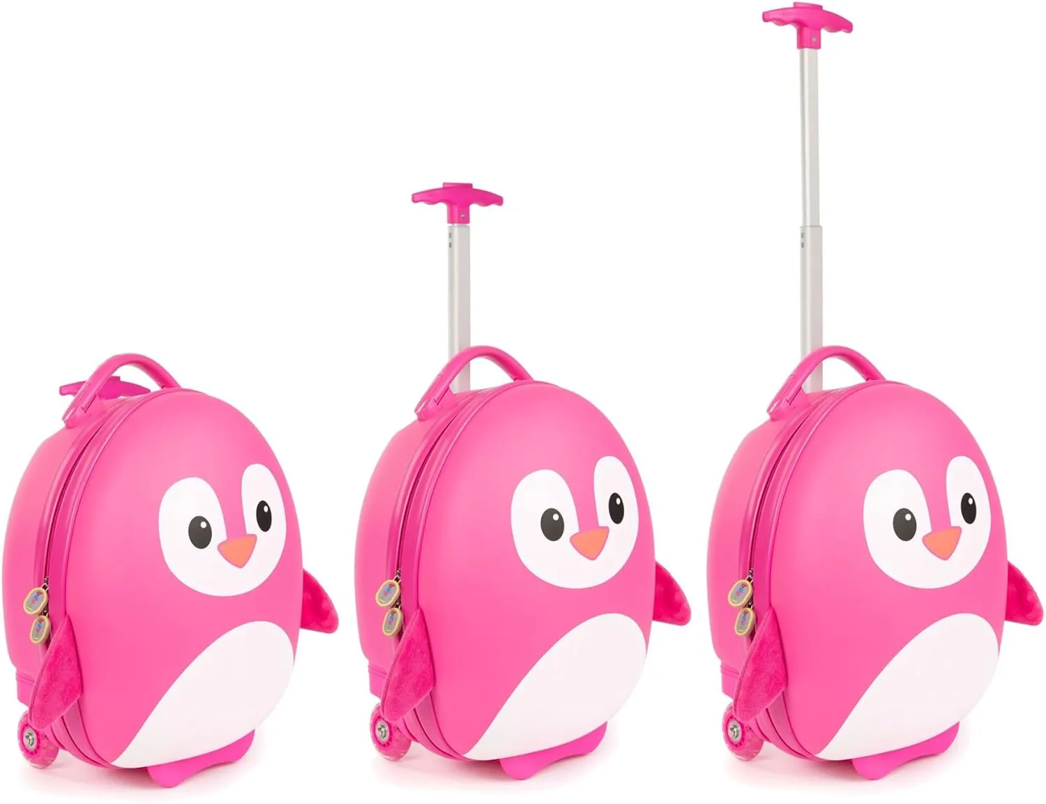 boppi Tiny Trekker Kids Luggage Travel Suitcase Carry On Cabin Bag Holiday Pull Along Trolley Lighweight Wheeled Holdall 17 Litre Hand Case American Airlines Underseat Compliant American Airlines Underseat Compliant