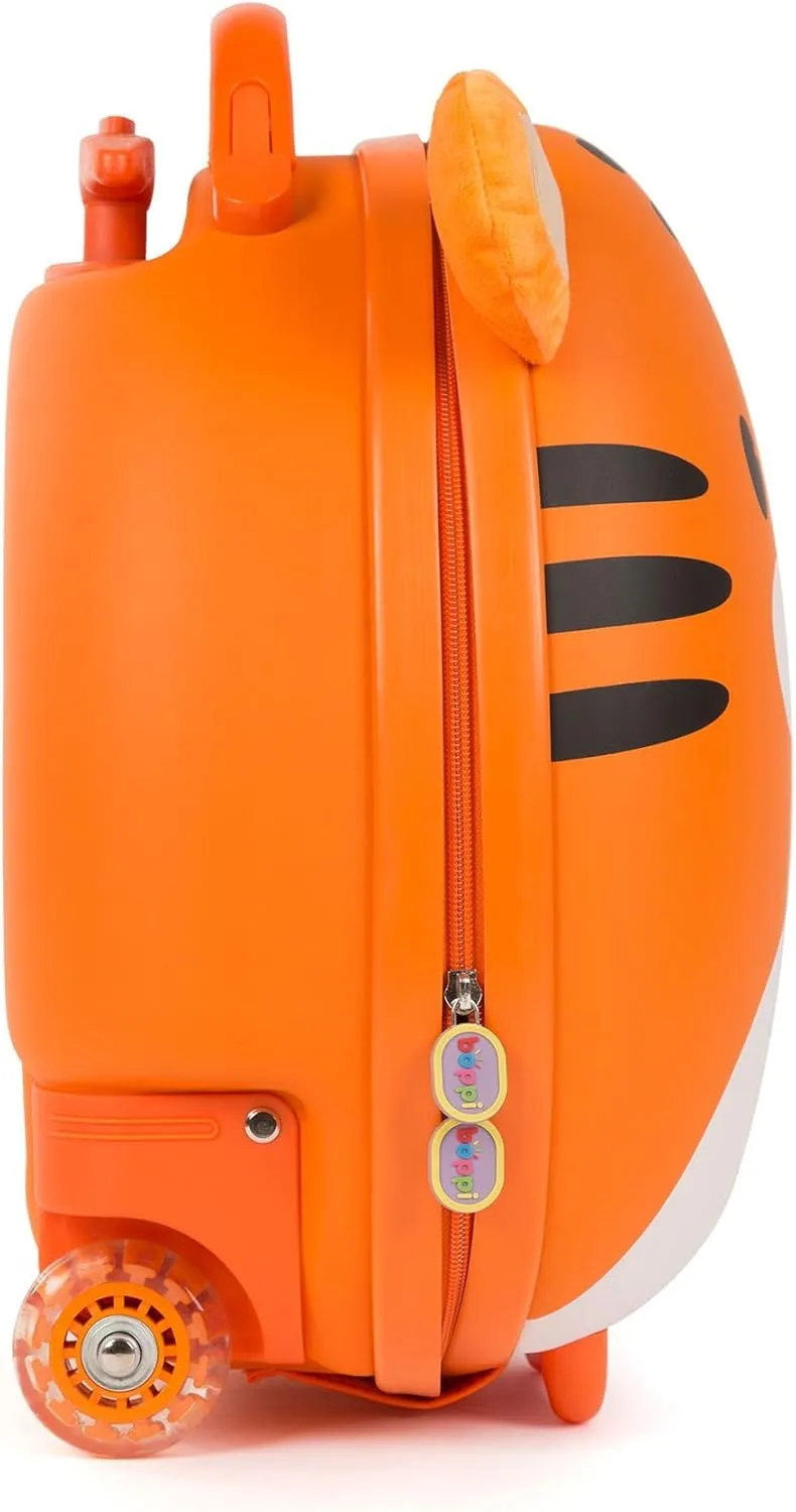 boppi Tiny Trekker Kids Luggage Travel Suitcase Carry On Cabin Bag Holiday Pull Along Trolley Lighweight Wheeled Holdall 17 Litre Hand Case American Airlines Underseat Compliant American Airlines Underseat Compliant