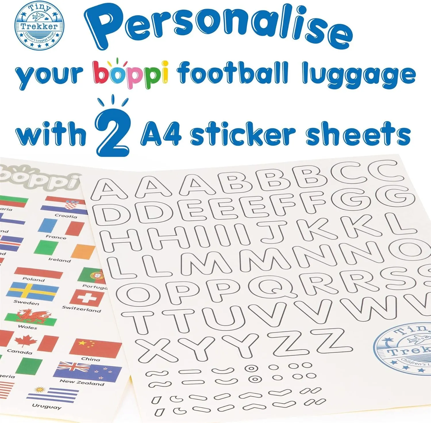 boppi Tiny Trekker Kids Luggage Travel Suitcase Carry On Cabin Bag Holiday Pull Along Trolley Lighweight Wheeled Holdall 17 Litre Hand Case American Airlines Underseat Compliant American Airlines Underseat Compliant