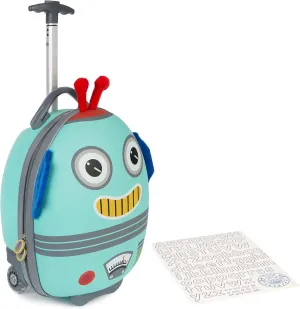boppi Tiny Trekker Kids Luggage Travel Suitcase Carry On Cabin Bag Holiday Pull Along Trolley Lighweight Wheeled Holdall 17 Litre Hand Case American Airlines Underseat Compliant American Airlines Underseat Compliant