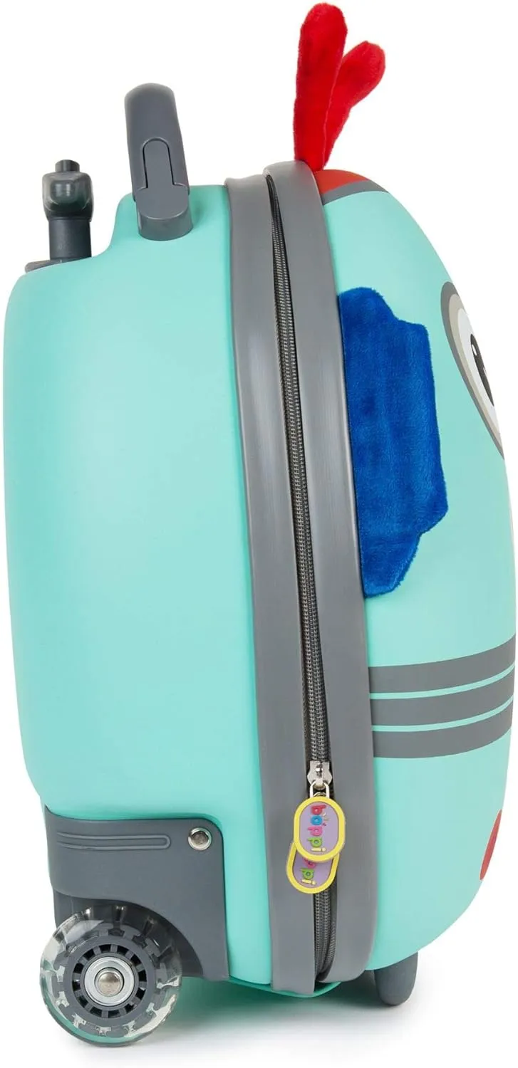 boppi Tiny Trekker Kids Luggage Travel Suitcase Carry On Cabin Bag Holiday Pull Along Trolley Lighweight Wheeled Holdall 17 Litre Hand Case American Airlines Underseat Compliant American Airlines Underseat Compliant