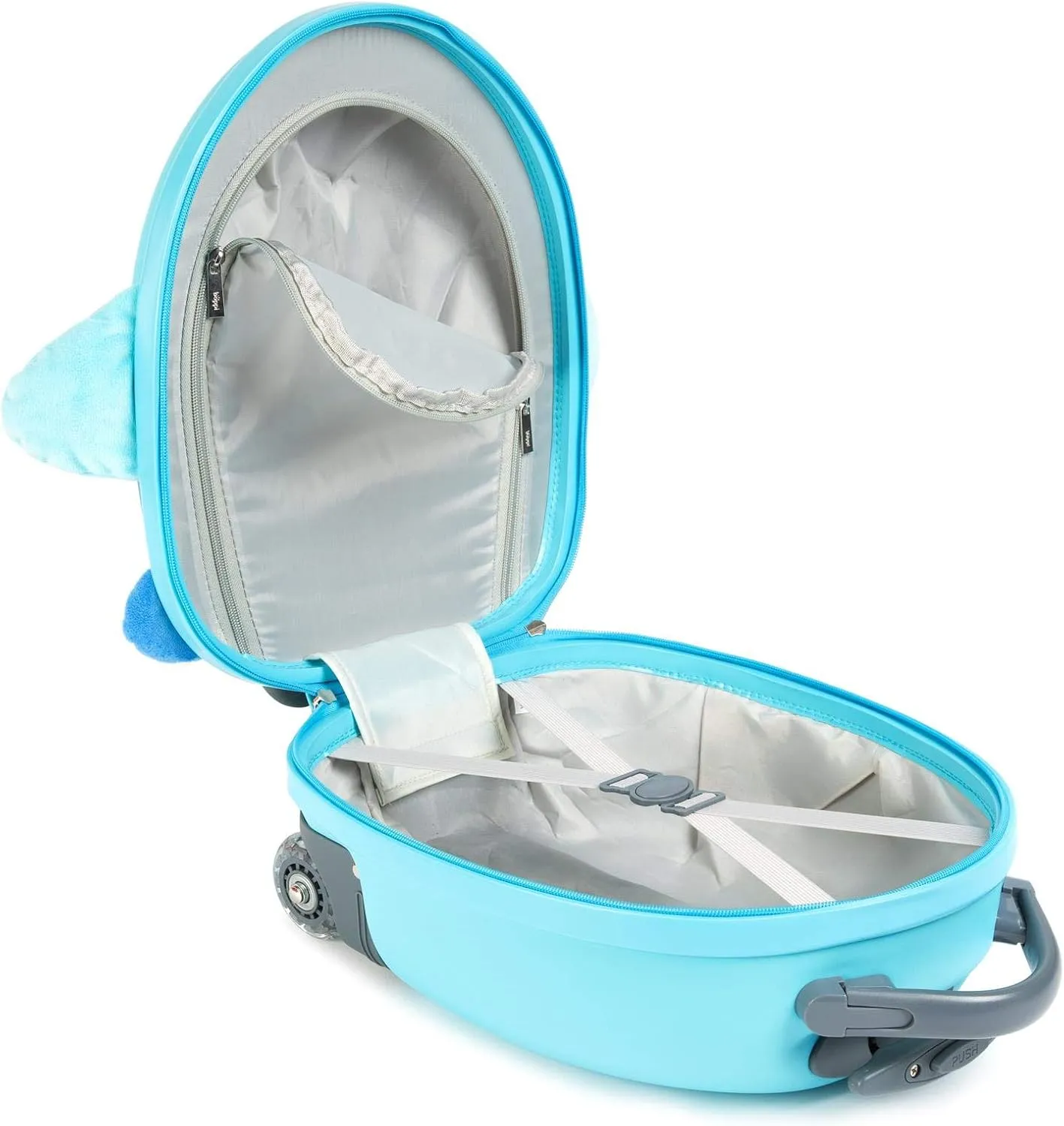 boppi Tiny Trekker Kids Luggage Travel Suitcase Carry On Cabin Bag Holiday Pull Along Trolley Lighweight Wheeled Holdall 17 Litre Hand Case American Airlines Underseat Compliant American Airlines Underseat Compliant