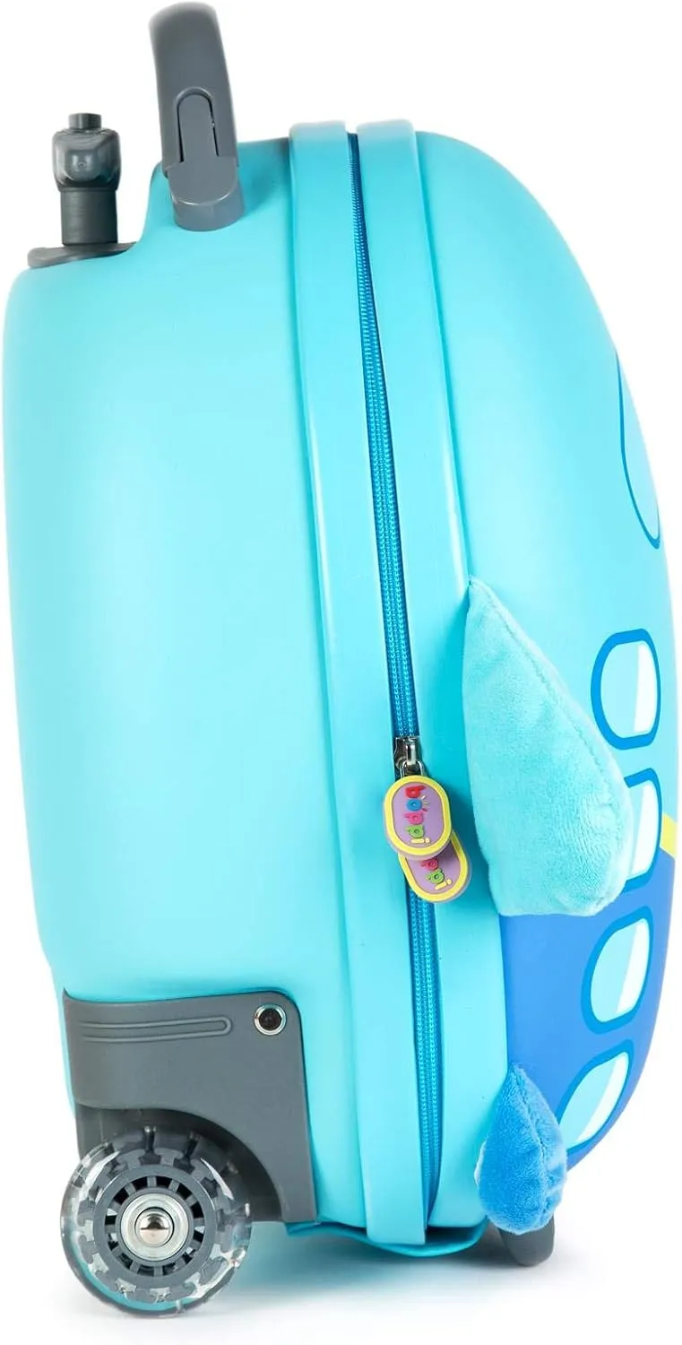 boppi Tiny Trekker Kids Luggage Travel Suitcase Carry On Cabin Bag Holiday Pull Along Trolley Lighweight Wheeled Holdall 17 Litre Hand Case American Airlines Underseat Compliant American Airlines Underseat Compliant