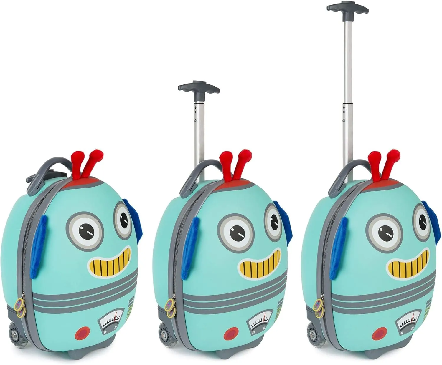 boppi Tiny Trekker Kids Luggage Travel Suitcase Carry On Cabin Bag Holiday Pull Along Trolley Lighweight Wheeled Holdall 17 Litre Hand Case American Airlines Underseat Compliant American Airlines Underseat Compliant