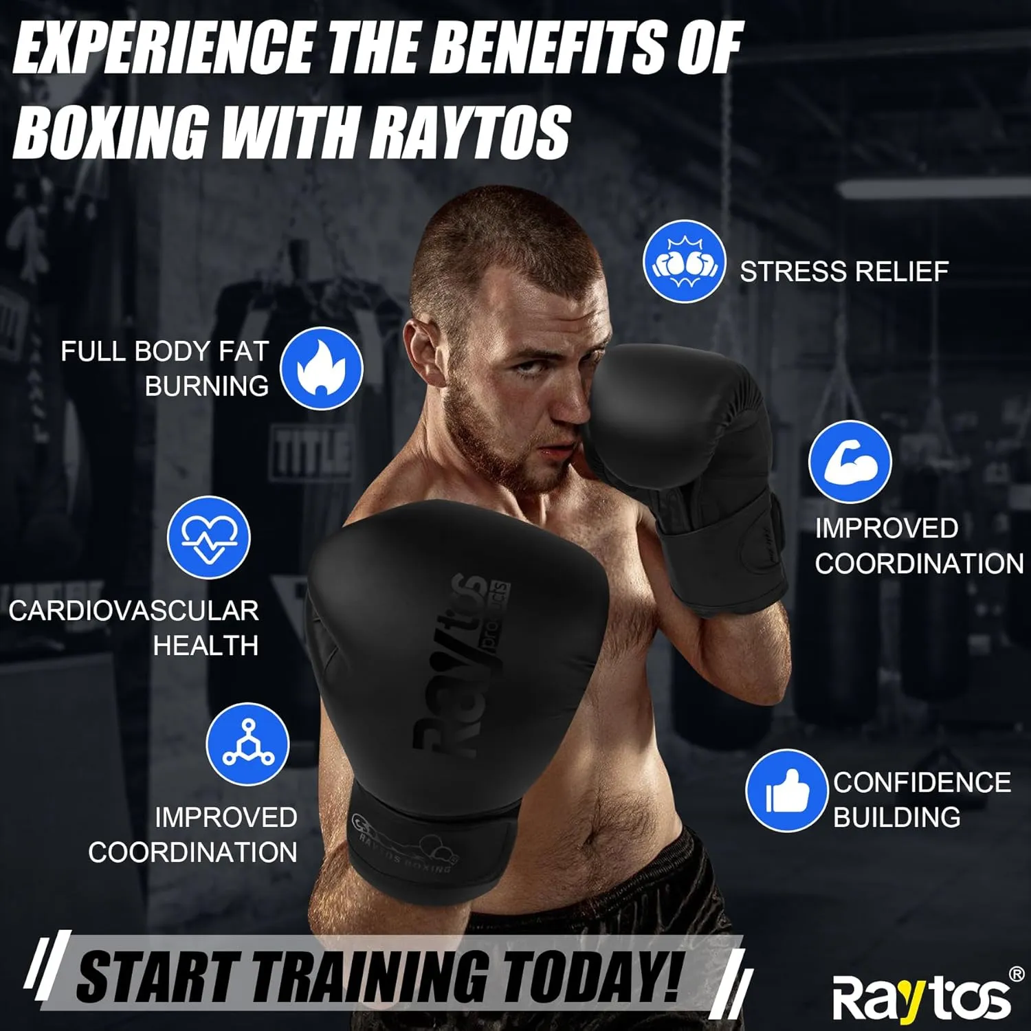 Boxing Gloves for Men & Women Pro 10oz 12oz 14oz 16oz Training | Wrist Protection 15° Hook & Loop | Triple Latex Padding | PU Leather for Muay Thai MMA Kickboxing Sparring
