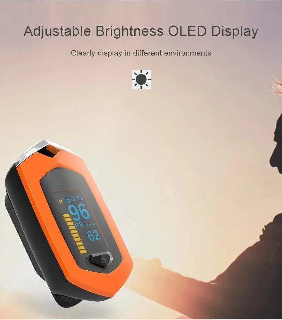 BOXYM YK-81D oSport Finger Pulse Oximeter measure Pulse and SpO2 rates
