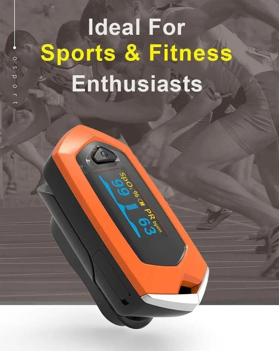 BOXYM YK-81D oSport Finger Pulse Oximeter measure Pulse and SpO2 rates