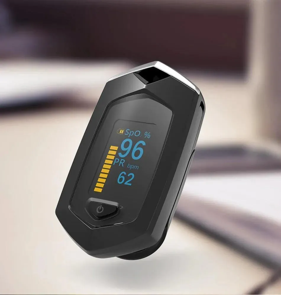 BOXYM YK-81D oSport Finger Pulse Oximeter measure Pulse and SpO2 rates