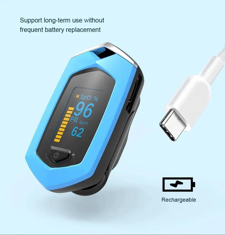 BOXYM YK-81D oSport Finger Pulse Oximeter measure Pulse and SpO2 rates