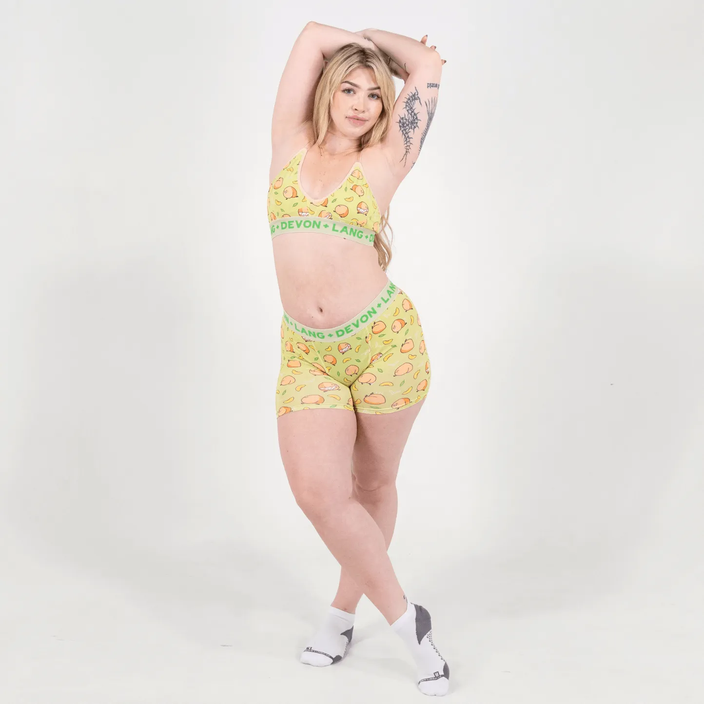 Bria Bralette - Fruity Booty Peaches