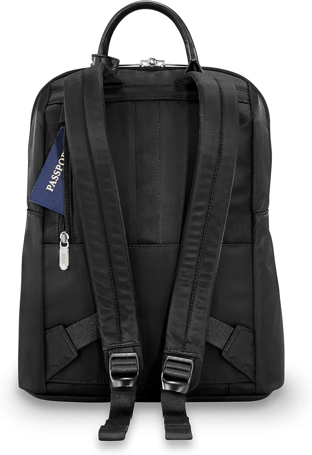 Briggs & Riley Slim Backpack, Black, One Size