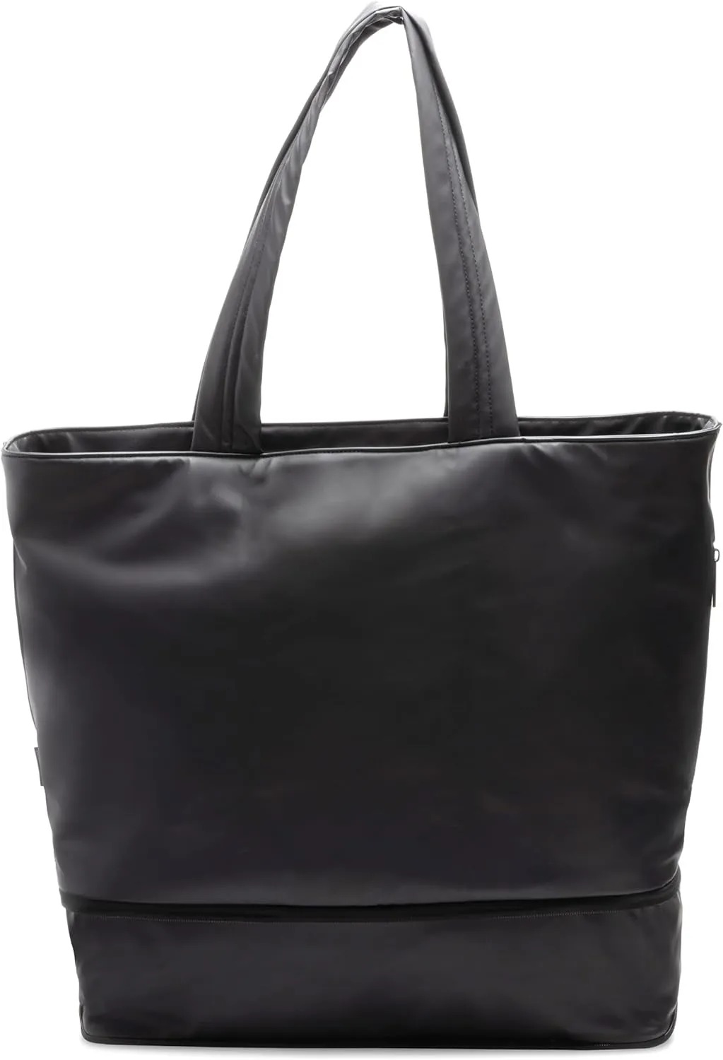Brookstone Unisex Travel Tote Bag - Handy Work Tote Bags for Women and Men - Black Laptop Tote Bag with Expandable Bottom