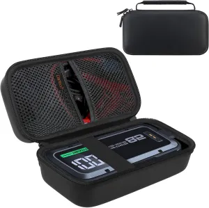 Canboc Hard Carrying Case for Alpha85 Jump Starter - 2000 Amp 20000mAh Car Starter, Mesh Bag for Jumper Cable, AC Wall Charger, Black