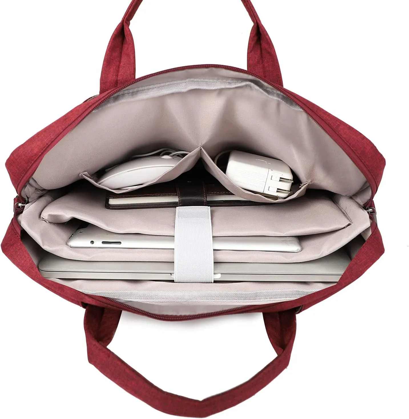 Canvaslove Multifunctional Briefcase,Muti-Pockets Laptop Case Bag For 15.6 inch-16 inch Laptop Computer