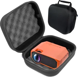 CASEMATIX Carry Case Compatible with AAXA HP4 Halloween Projector for Home Theater and Holographic Projection - Includes Storage Case Only