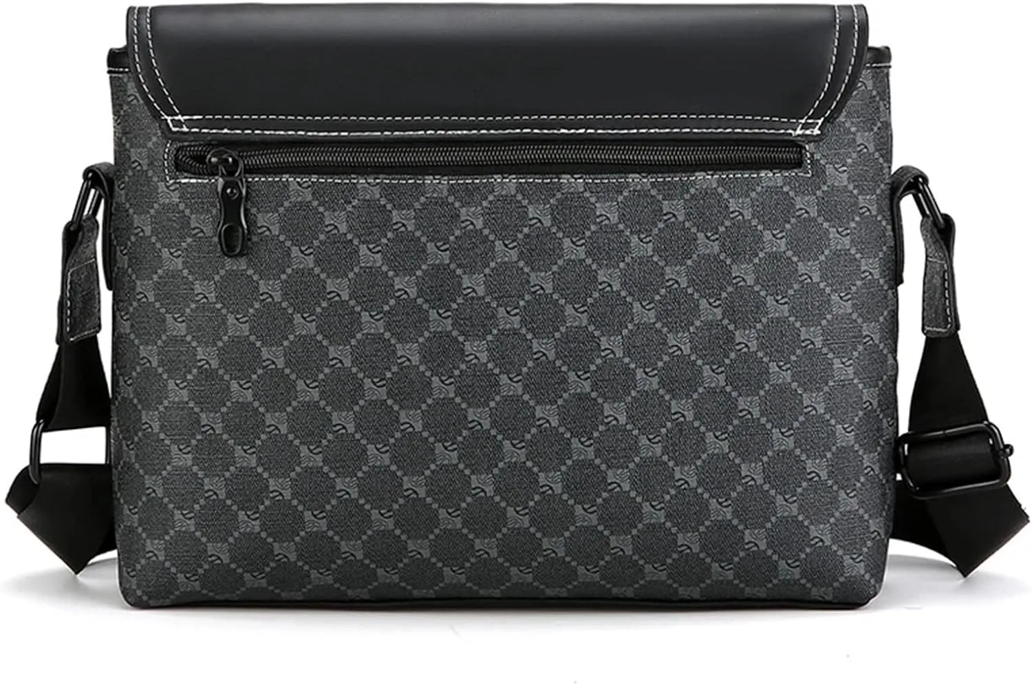 Casual large capacity printed leather men's shoulder bags messenger bag kurt geiger bags