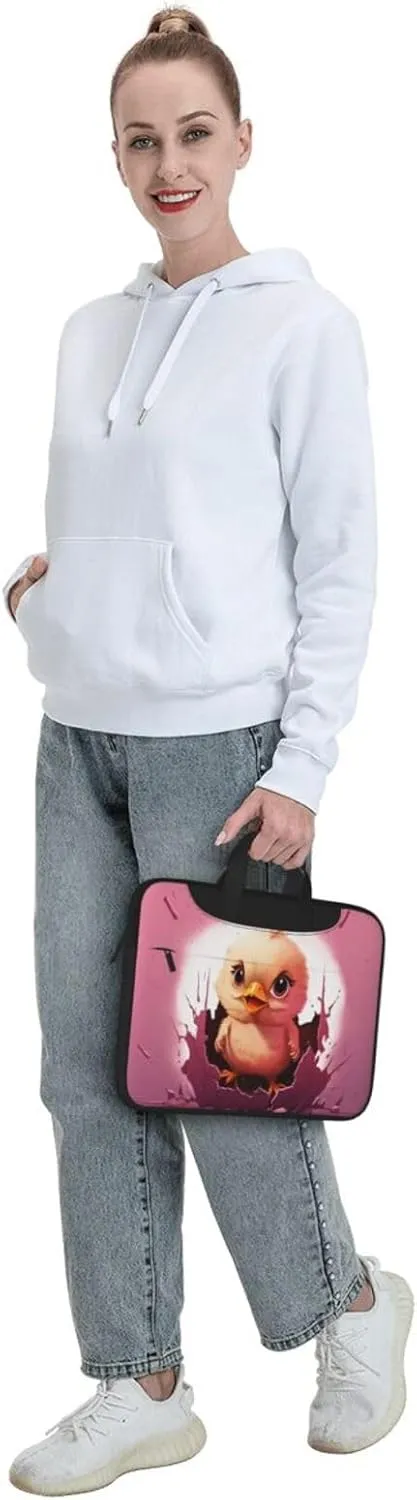 Chicken Hatches Laptop Bag Laptop Messenger Shoulder Bag Travel Computer Bag for Women Men
