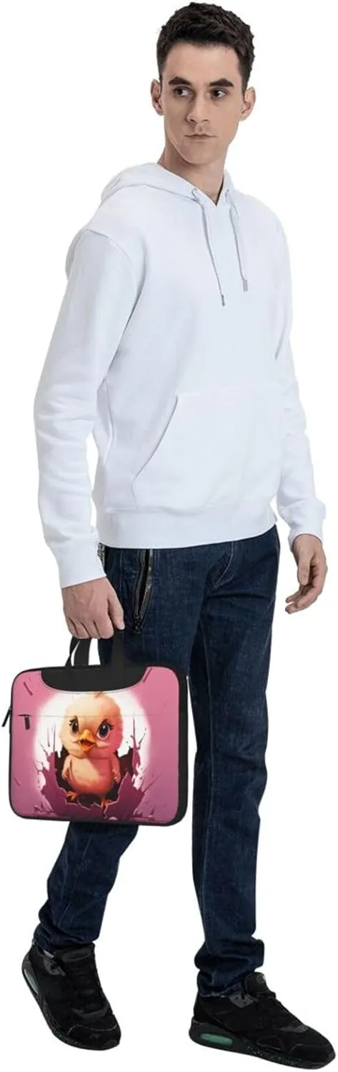 Chicken Hatches Laptop Bag Laptop Messenger Shoulder Bag Travel Computer Bag for Women Men