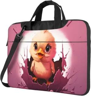 Chicken Hatches Laptop Bag Laptop Messenger Shoulder Bag Travel Computer Bag for Women Men