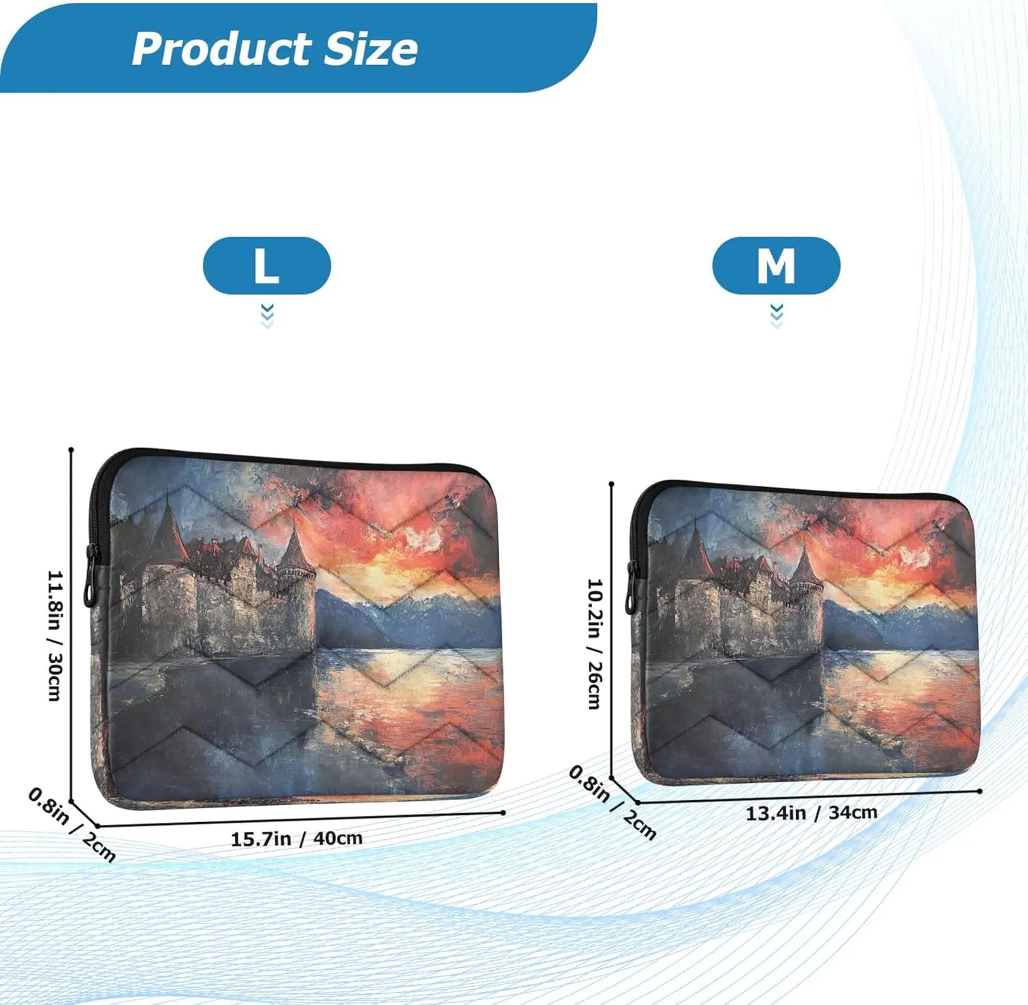 Chinese Dragon Laptop Case for Women, 13-13.3 Inch Laptop Bags for Women, Travel Laptop Bag