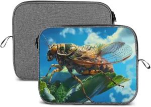 Cicada Green Stem Habitat Laptop Bag Protective Laptop Sleeve Bag Briefcase Carrying Case Handbags for Men Women
