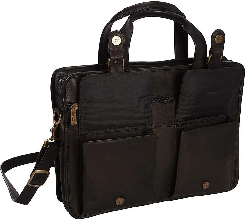 Claire Chase Metropolitan Computer Briefcase, Saddle, One Size
