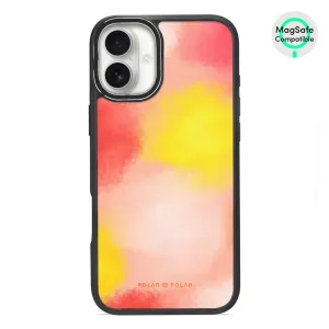 Clouds in Fall - iPhone 16 Plus Frosted Black Bumper MagSafe Case