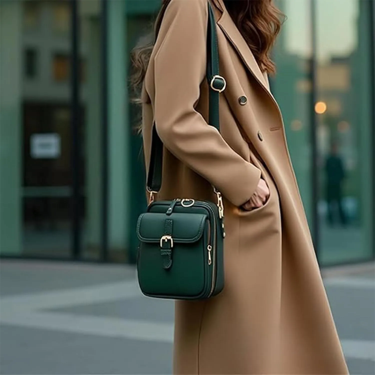 Collaborate Crossbody Leather Bag for Women, Urvashi Crossbody Leather Bags, Collaboraten1 Purse Tojoyride Shoulder Bags