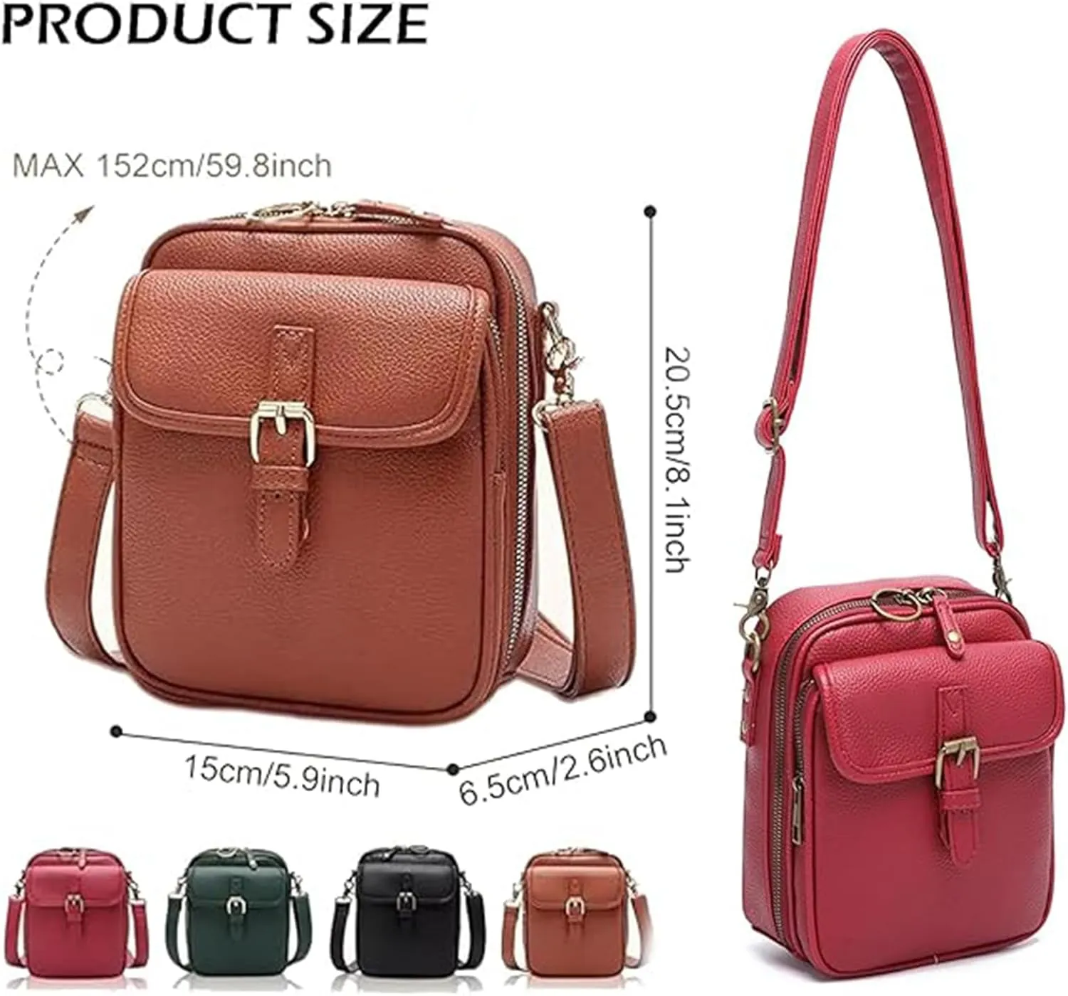 Collaborate Crossbody Leather Bag for Women, Urvashi Crossbody Leather Bags, Collaboraten1 Purse Tojoyride Shoulder Bags
