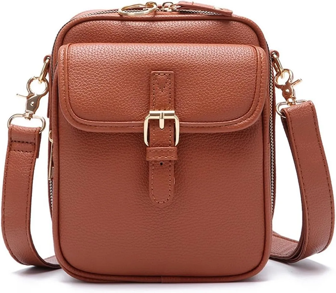 Collaboraten1 Crossbody Leather Bag, UrvashiCrossbody Leather Bag, Tojoyride Crossbody Bags, with Multiple Card Slots