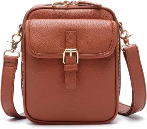 Collaboraten1 Crossbody Leather Bag, UrvashiCrossbody Leather Bag, Tojoyride Crossbody Bags, with Multiple Card Slots