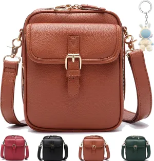 Collaboraten1 Crossbody Leather Bag,Urvashi Crossbody Leather Bag,Anti Theft Shoulder Bags,With Card Slots