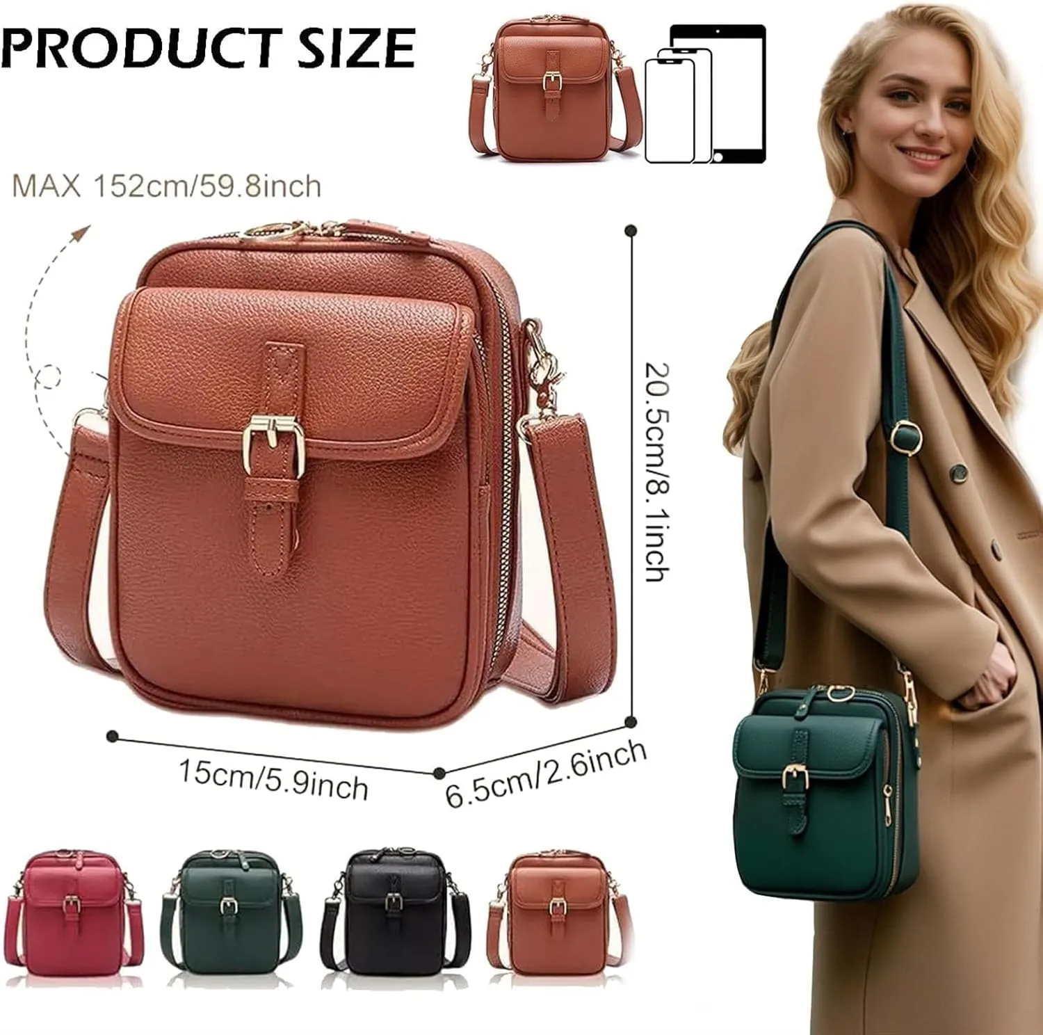 Collaboraten1 Crossbody Leather Bag,Urvashi Crossbody Leather Bags,Collaboration Bag for Women's