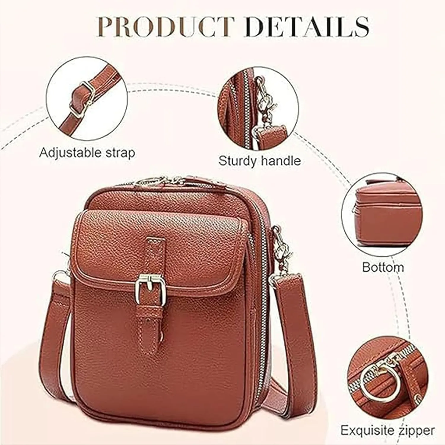 Collaboraten1 Crossbody Leather Bag,Urvashi Crossbody Leather Bags,Collaboration Bag for Women's