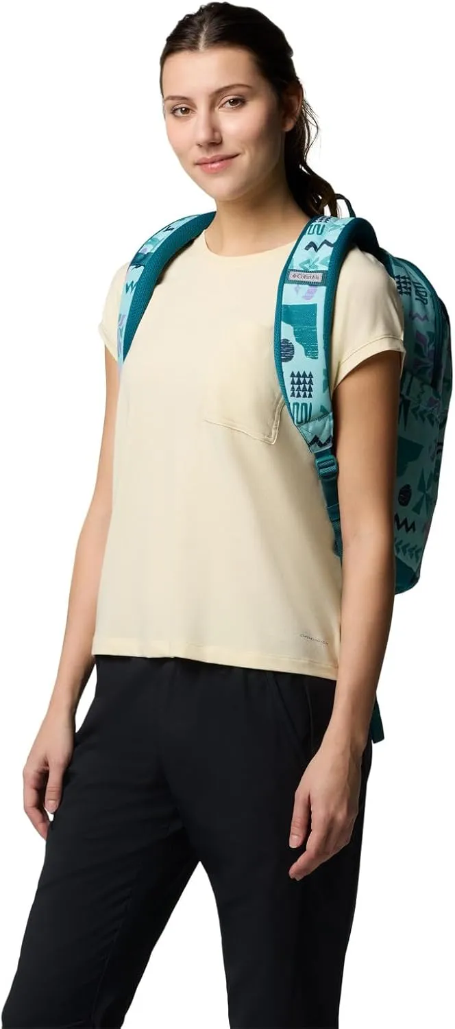 Columbia Unisex Buxton 26L Printed Backpack, Spray Outerbounds, One Size