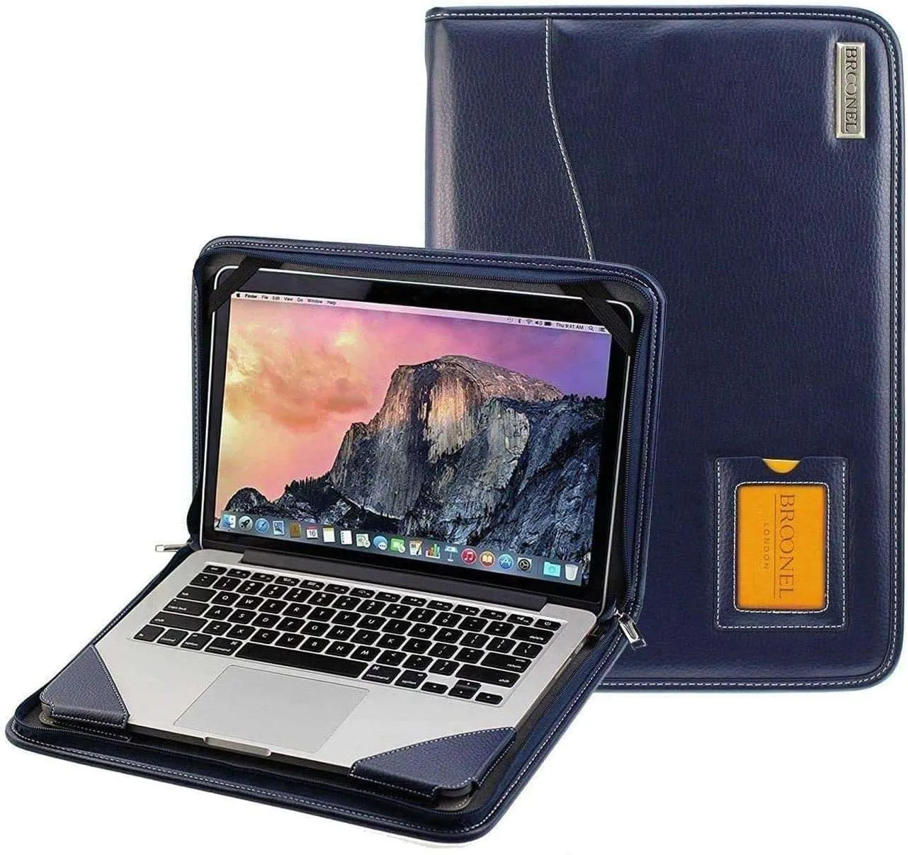 Contour Series - Blue Heavy Duty Leather Protective Case - Compatible with Lenovo 14w Gen 2 14" Winbook