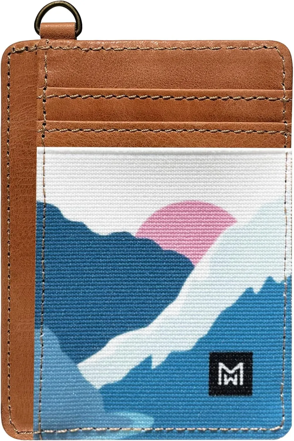 Credit Card Holder Wallet for Women Slim Minimalist Wallet RFID Blocking Leather Wallets Elastic Front Pocket Wallet for Women