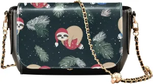 Crossbody Bags for Women Trendy Women's Black Shoulder Bag Small PU Leather Flap Cross Body Bag Handbags