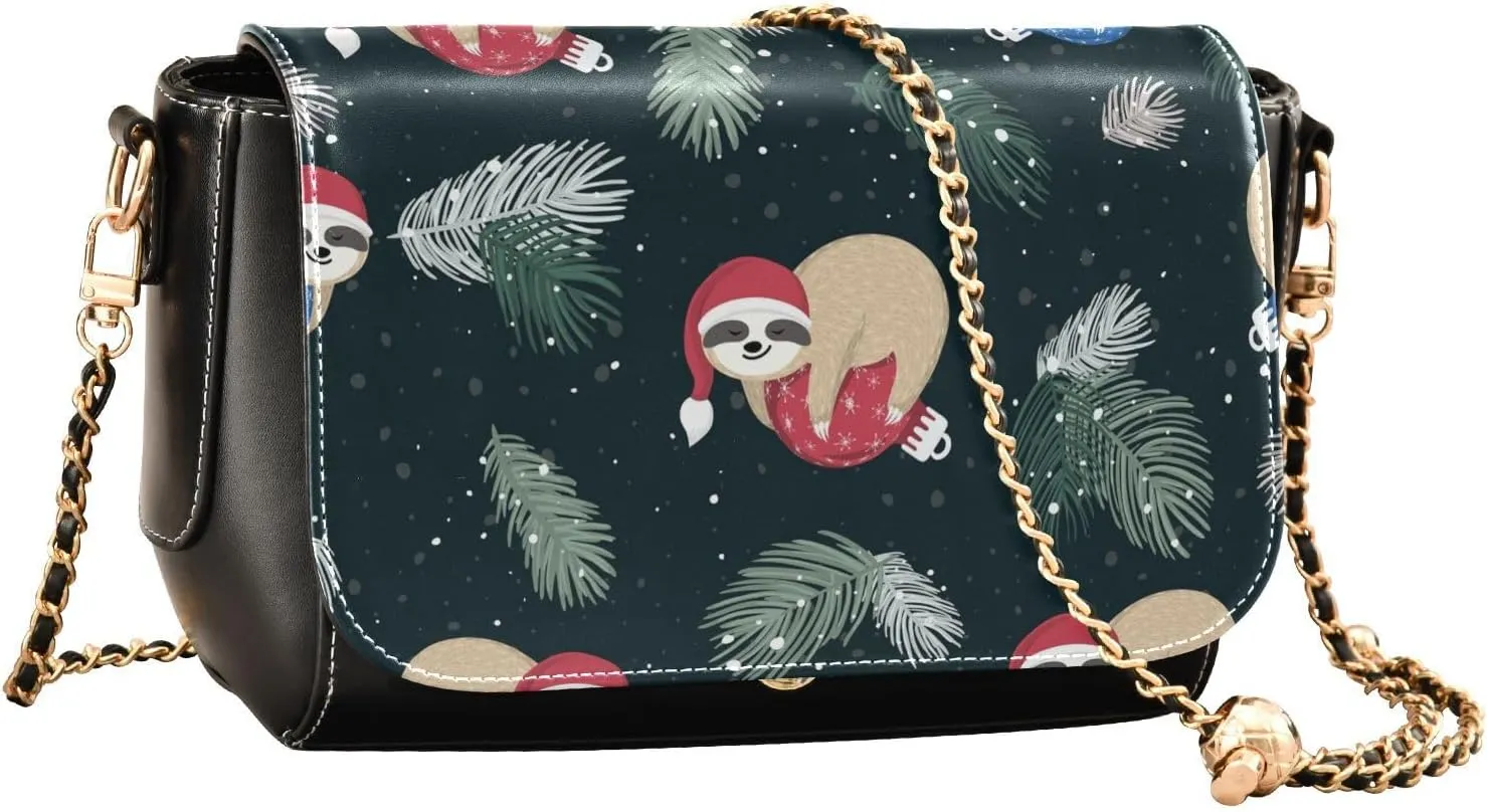 Crossbody Bags for Women Trendy Women's Black Shoulder Bag Small PU Leather Flap Cross Body Bag Handbags