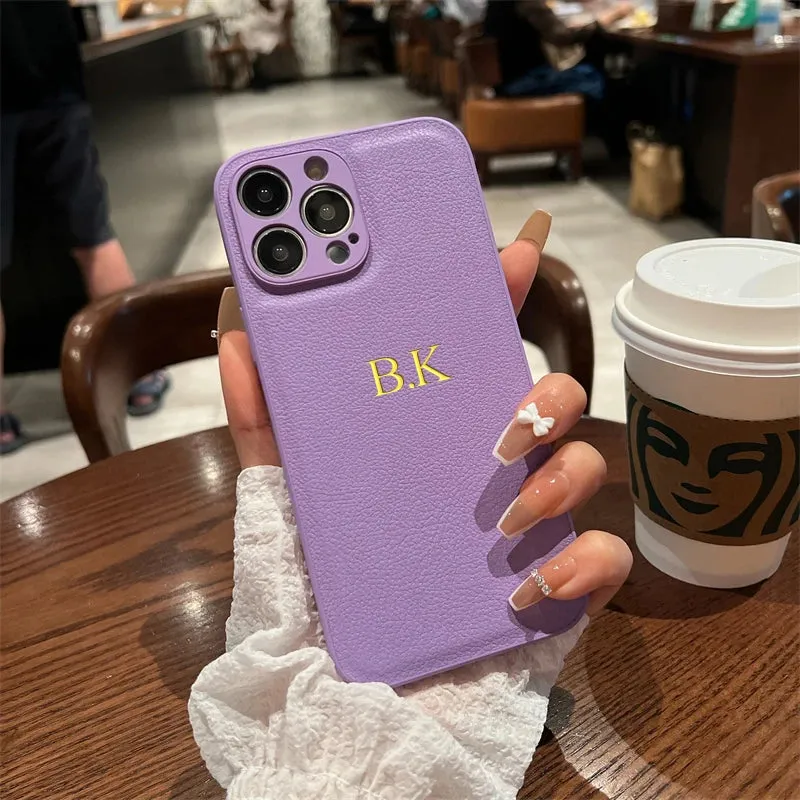 Custom Initials Personalized Premium Case For iPhone