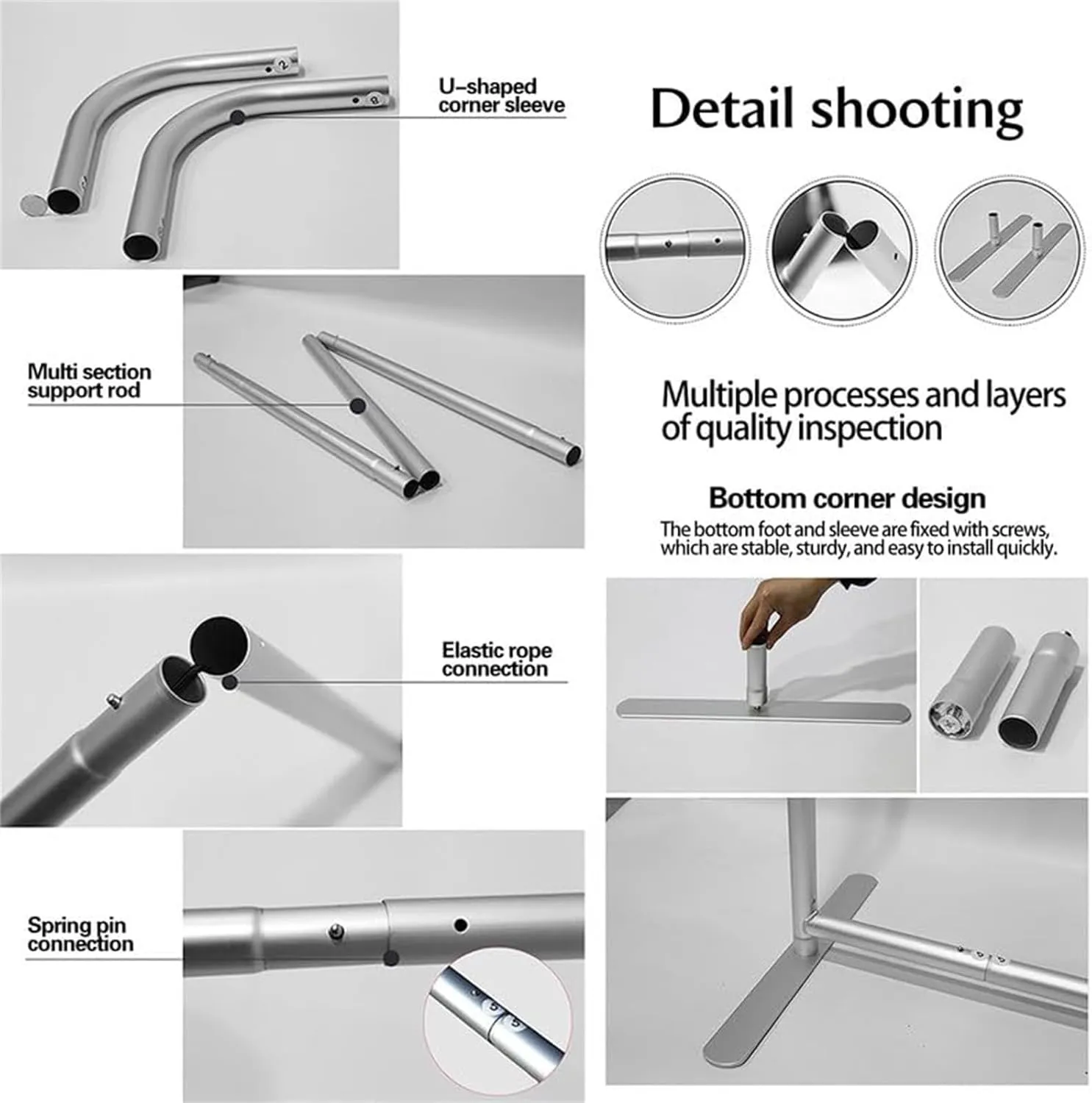 Customize Trade Show Display Holder Tension Fabric for Backdrop Frame and Banner Set - Double-Sided Printing 13×7.5 FT