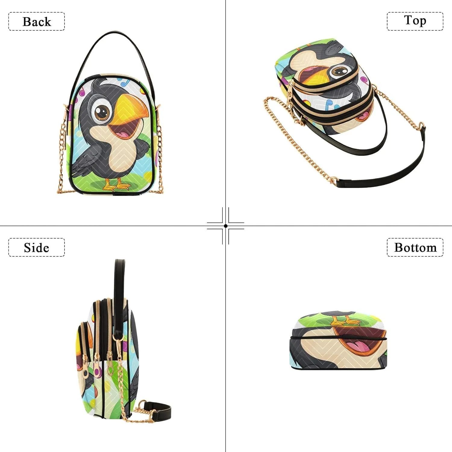 Cute Cartoon Small Shoulder Bags for Women Crossbody Small Purse with Handle