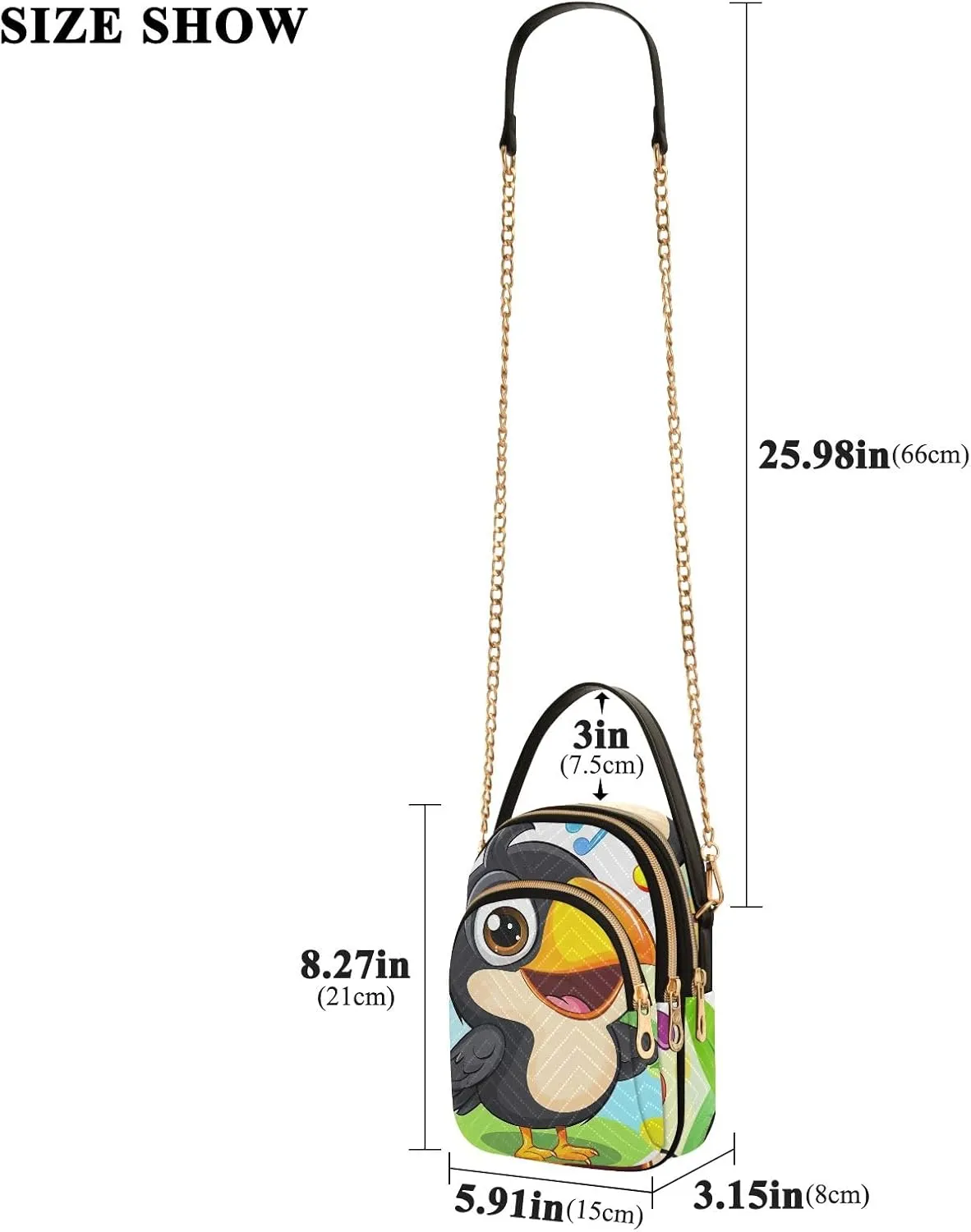 Cute Cartoon Small Shoulder Bags for Women Crossbody Small Purse with Handle