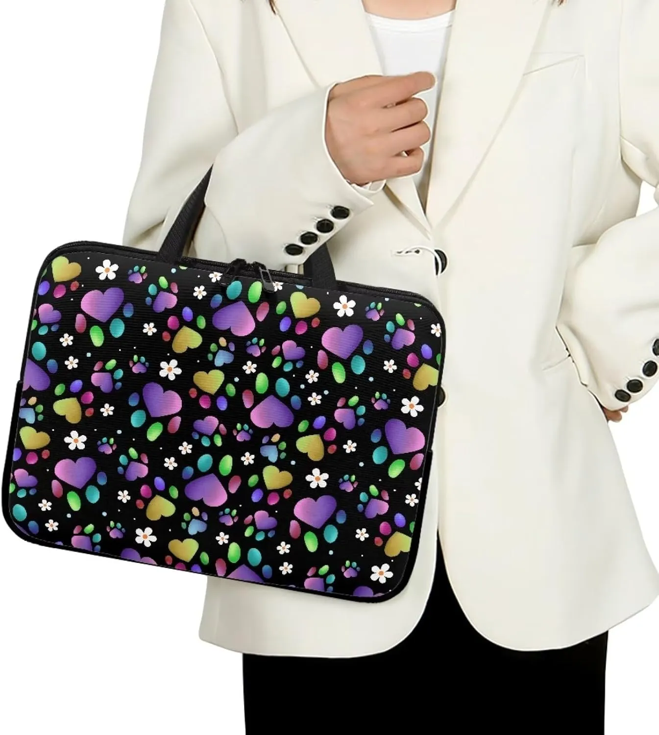 Cute Laptop Bag for Women 13In Lightweight Laptop Messenger Bag Briefcase Large Laptop Tote Bag for Men