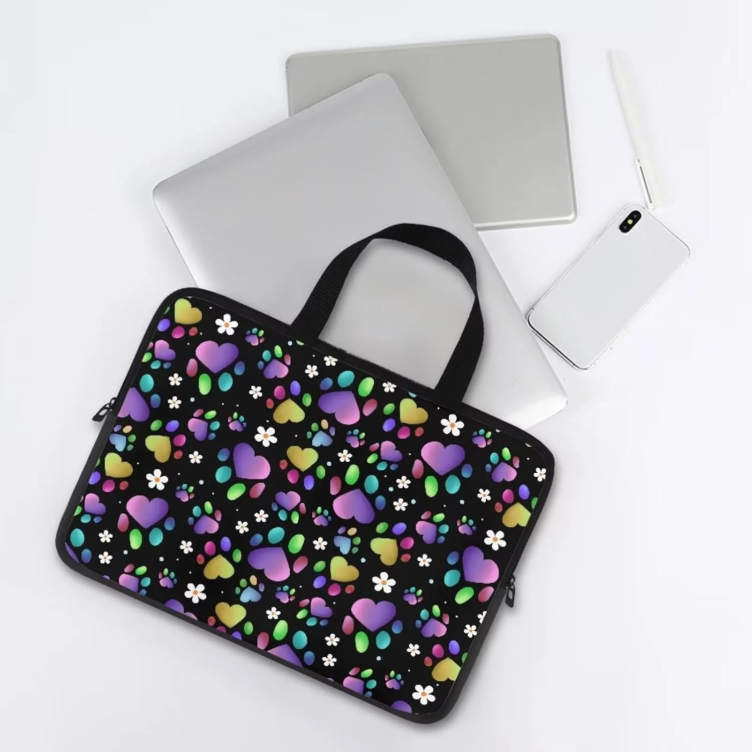 Cute Laptop Bag for Women 13In Lightweight Laptop Messenger Bag Briefcase Large Laptop Tote Bag for Men