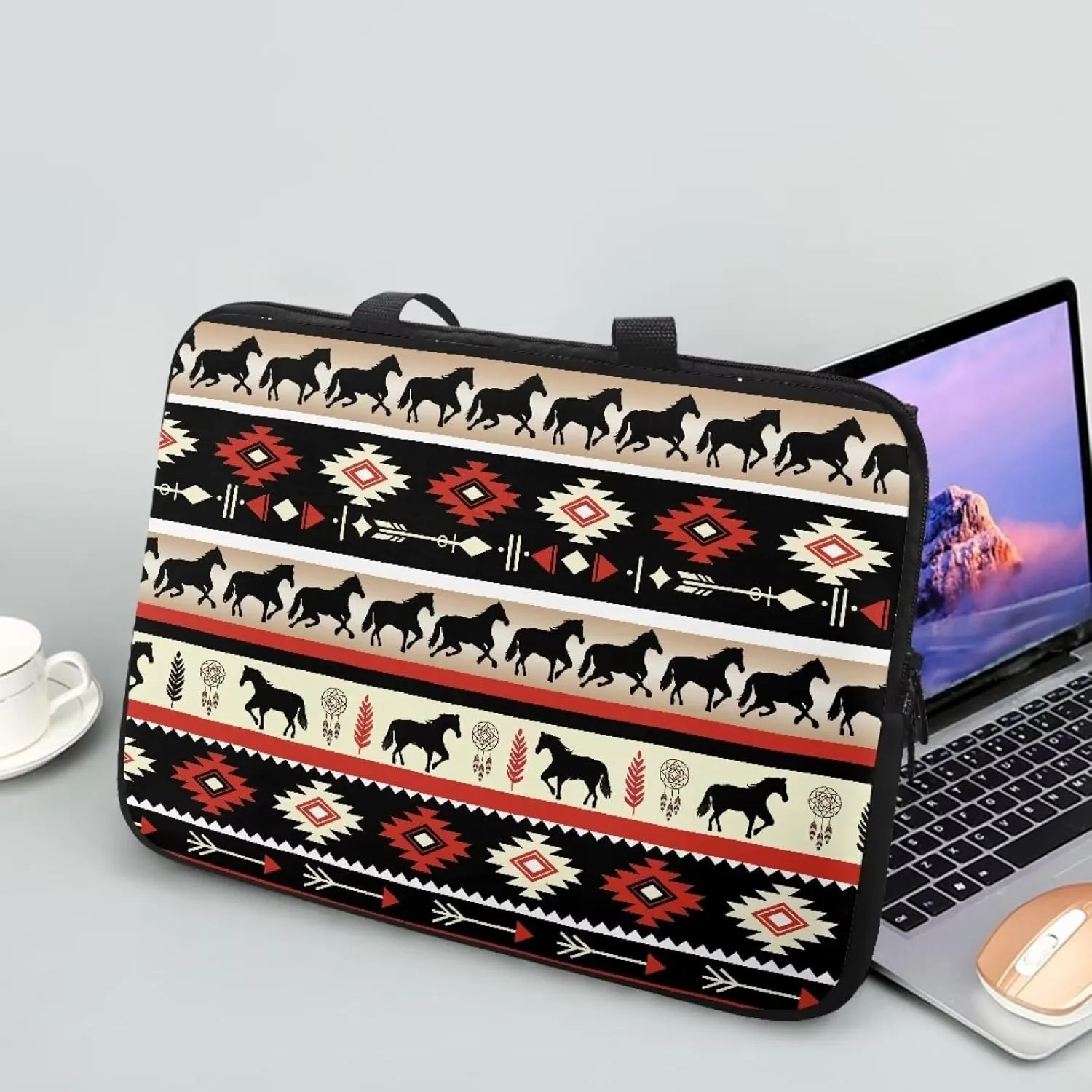 Cute Laptop Tote Bag Women,Messenger Bag Laptop Sleeve Case Bag for 12 In 13In 15In 17In Laptop Bag for Men